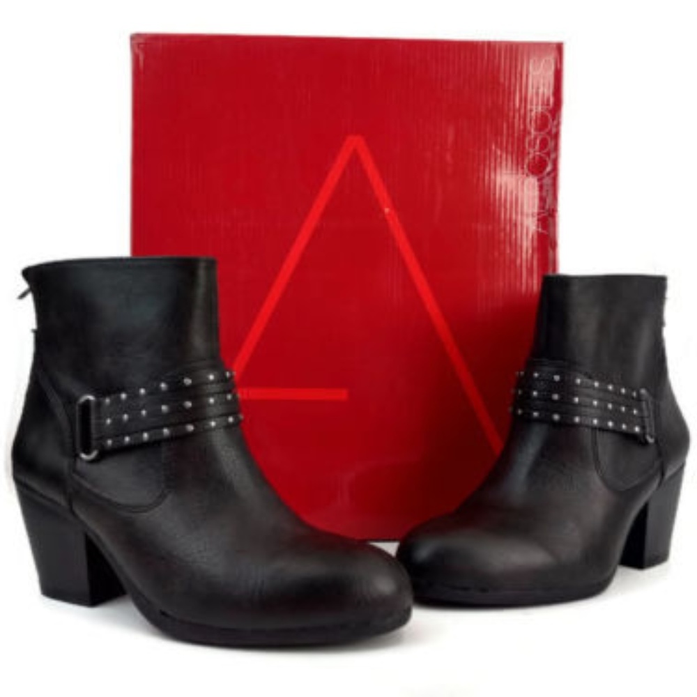 Aerosoles Women's Black Ankle Booties Size 6 M
